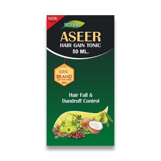 Herbal Aseer Hair Gain Tonic Front